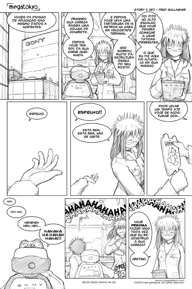 tira #444: Espelho, espelho meu...