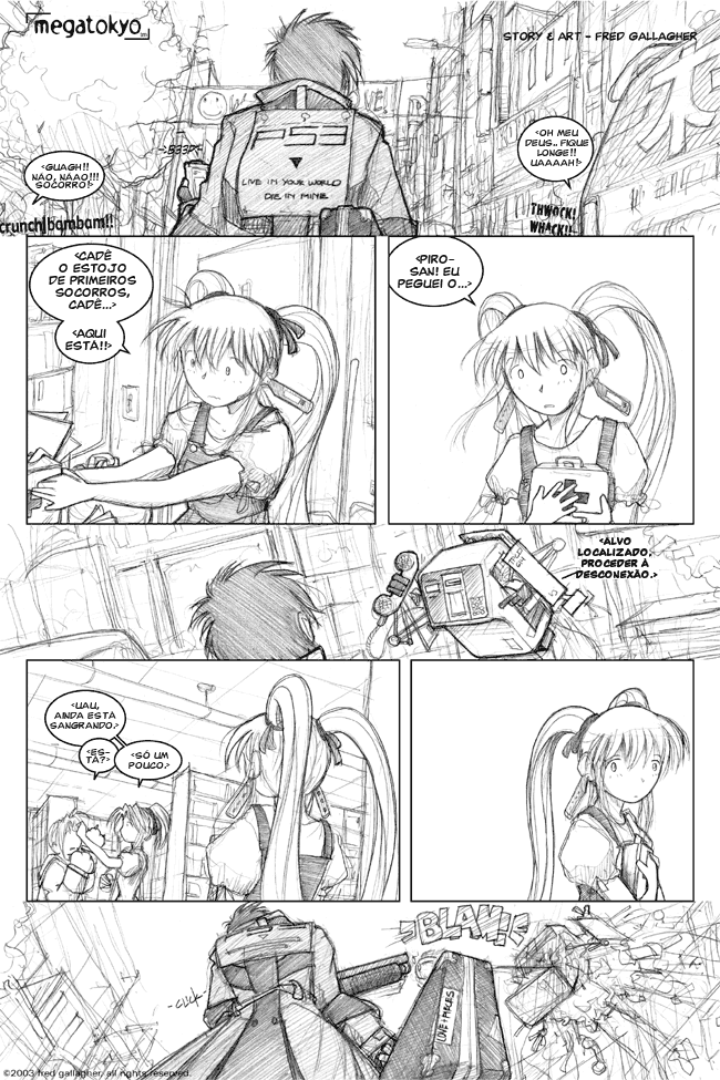 tira #465: Uma reação programada