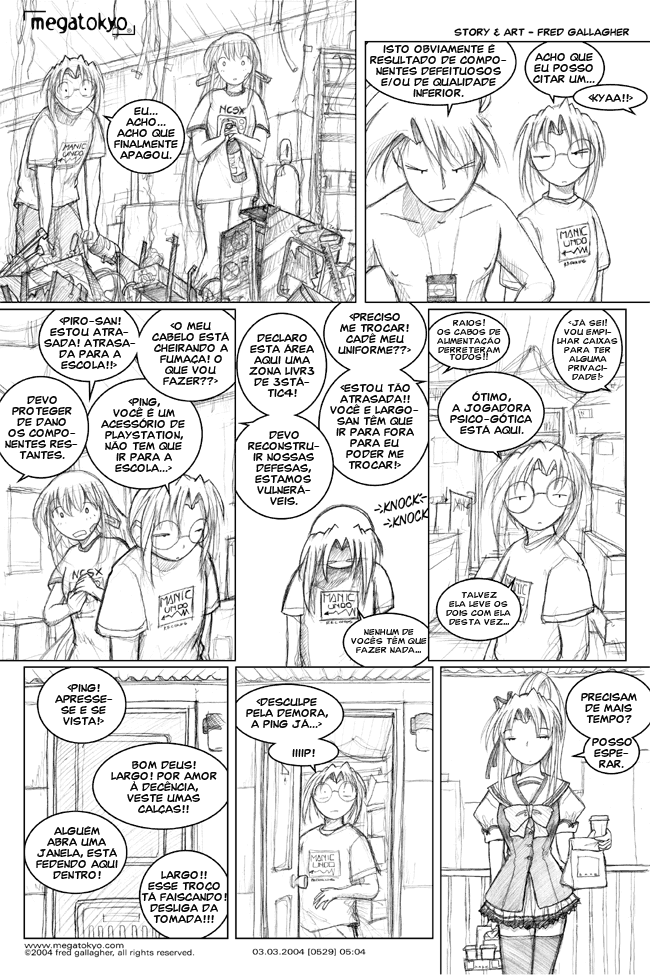 tira #529: Leve meus companheiros de quarto, por favor