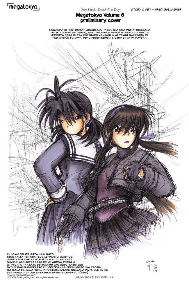 Tira #1233: DPD: MT portada preliminar del volumen 6